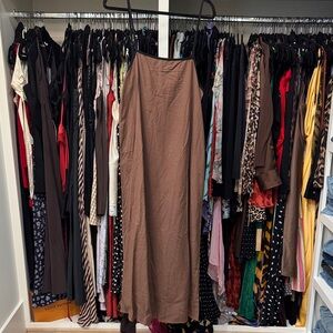 Elegant Brown Maxi dress
